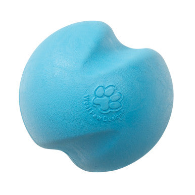 West Paw Jive Zogoflex Tough Fetch Ball Blue Small