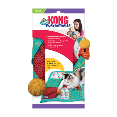 KONG Puzzlement Pockets Cat Play Mat