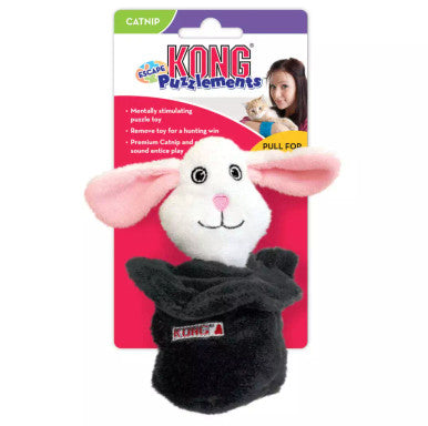 KONG Puzzle Escape Rabbit Hat Cat Toy