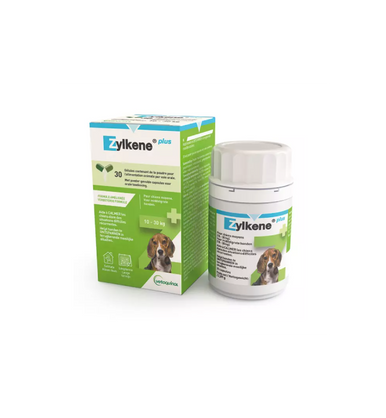 Zylkene Plus Calming Supplement Dogs 10-30kg - 30 Capsules