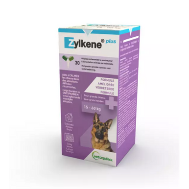 Zylkene Plus Calming Supplement Dogs 15-60kgs - 30 Capsules